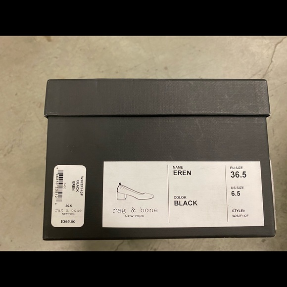 Rag & Bone EREN Black Leather Pump - Picture 6 of 6